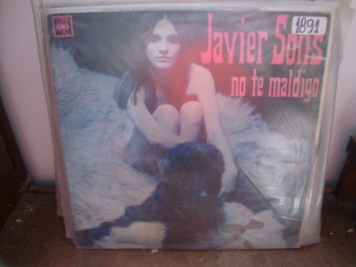 Vinilo Javier Solis No Te Maldigo M4