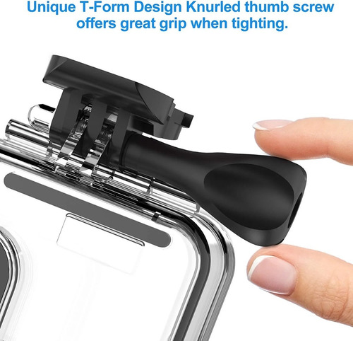 Imagen 8 de 10 de Carcasa Sumergible Para Camara Gopro Hero 11 10 9 Black 60mt