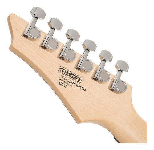 Guitarra Electrica Cort X200 Sv Serie X Plata Brillante