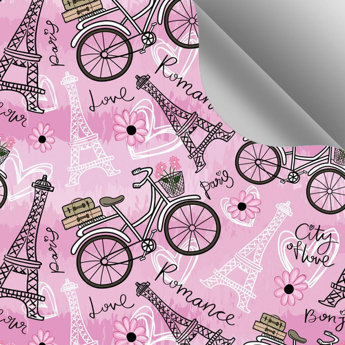 Papel De Parede Autocolante Sala Torre Eiffel Teen Girl 2m