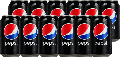 Refresco Pepsi Black Lata 354ml Pack X 12