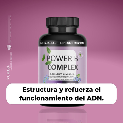 Complejo B Ocho Vitaminas Power B Complex