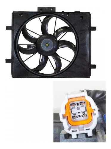 Eletroventilador Com Defletor Nissan Versa E March Dk6104411