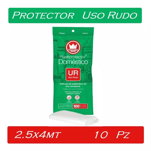 Plástico Protector Uso Rudo 2.5x4mt Muebles Pintar (10pz)