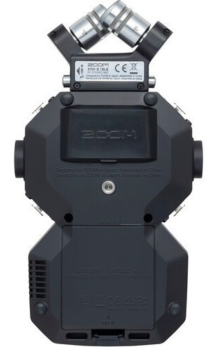Gravador de voz digital Zoom H8 preto
