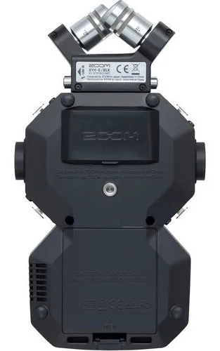 Zoom H8 Grabadora Portatil De 12 Pistas Profesional Audio Color Negro