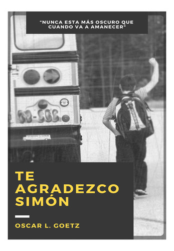 Te Agradezco Simón (libro Original)