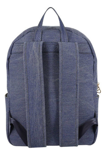 Mochila W Capsule Disney Mickey Hbpeperomiacw Para Mujer Color Azul Diseño de la tela Lisa