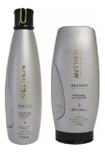 Kit Aneethun Blond Matizante Shampoo 300ml E Masc 250gr