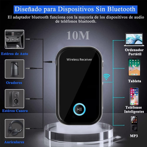~ Receptor Y Transmisor Bluetooth V5.0 De Audio