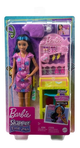 Barbie Set De Juego Skipper Perforadora De Orejas Mattel