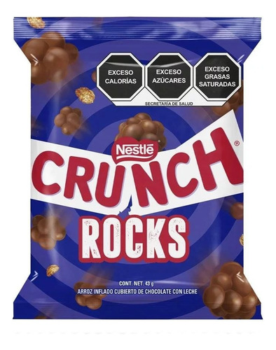 Chocolates Mexicanos Importados Nestlé® Crunch Rocks