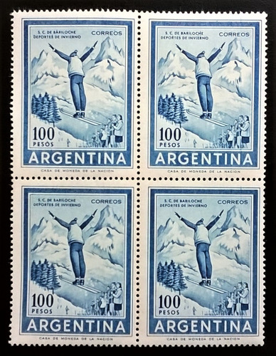 Argentina Deportes, Cuadro Gj 1148 Bariloche 61 Mint L13402