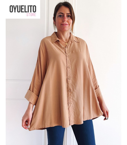 Imagen 2 de 10 de Camisa Mujer Manga Larga Vestir Casual Uniforme Calidad