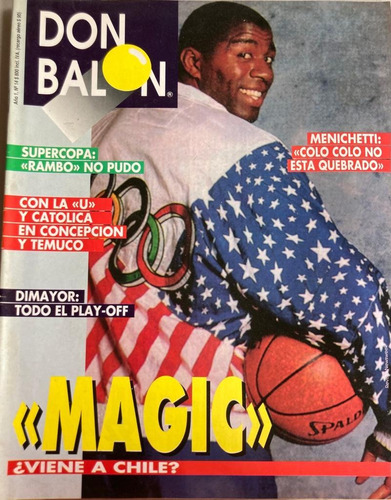 Revista Don Balón Año 1 N°14 Magic Viene A Chile (aa378