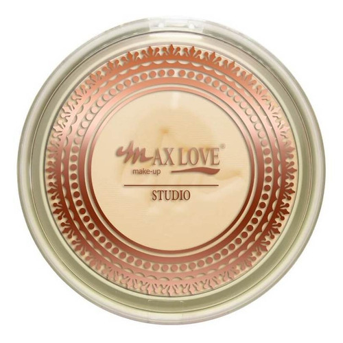 Base de maquiagem Max Love Matte Pó Compacto Matte