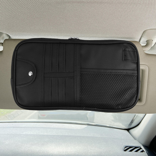 Organizador De Visera Y Soportes Para Gafas De Sol Pu Auto I
