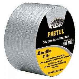 Cinta Pato Gris Resiste 60°c 48mm X 50mt Pretul Cdu-50p