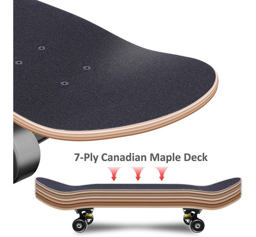 Imagen 3 de 6 de Skate Skateboards Patineta Profesional Monopatin Deck Truck