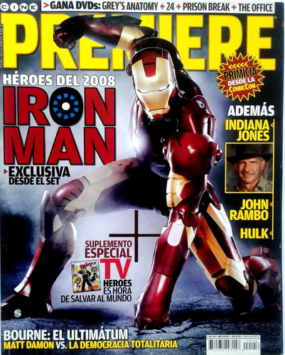 Cine Iron Man Indiana Bourne Tv Jodorowsky Biel Evil Comic