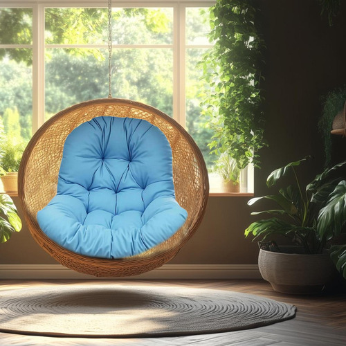 Cojín Colgante Para Silla Con Forma De Huevo, Grueso, Lavabl
