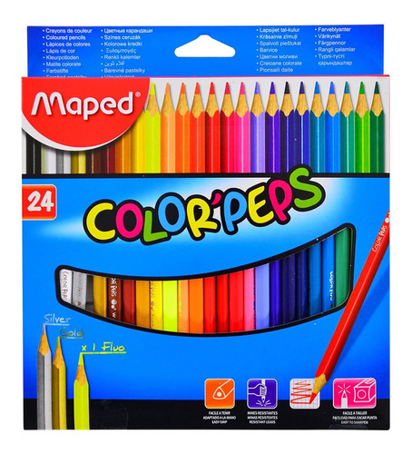 Lápices De Colores Maped 24u