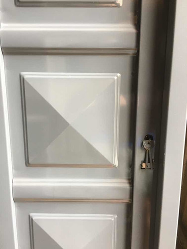 Puerta Diamante Doble Chapa Con Cerradura De Seguridad