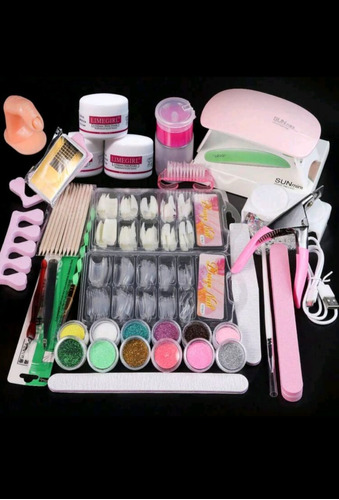 Kit De Uñas Profesional Acrílico