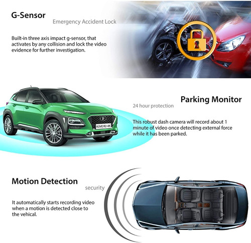 Imagen 6 de 7 de Rove R2-4k Dash Cam Grabadora Cámara De Carro Dashcam Wifi