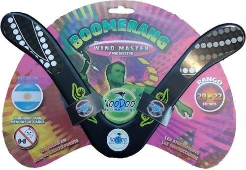 Boomerang Bumeran Voodoo Windmaster Iniciacion 20 - 25 Metro