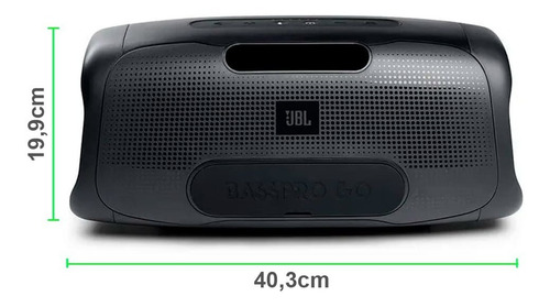 Imagem 4 de 10 de Subwoofer Caixa De Som Jbl Com Bluetooth Basspro Go 100w Rms