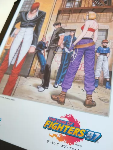 Quadro The King Of Fighters 97 Pôster Arcade - 33 X 45 Cm