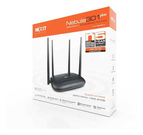 Imagen 6 de 6 de Router Wifi Nexxt Nebula 301 Plus 300mbps Ap + Repetidor