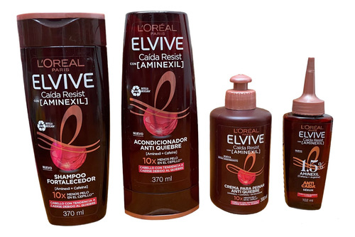 Pack Loreal Elvive Sha Y Aco + Serum + Cpp Anti Caída 370ml