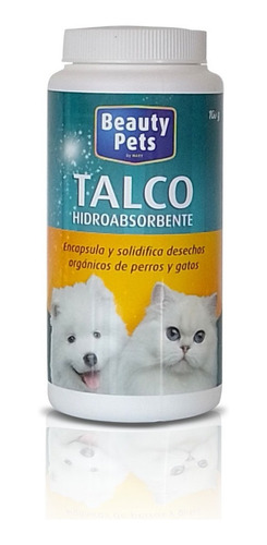 Beauty Pets Talco Hidroabsorbente | Perros Y Gatos X 100g