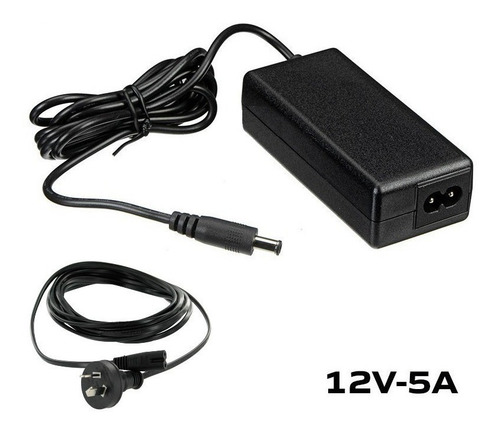 Imagen 1 de 10 de Fuente 12v 5a Transformador Switching Led Pack 10 Cuotas