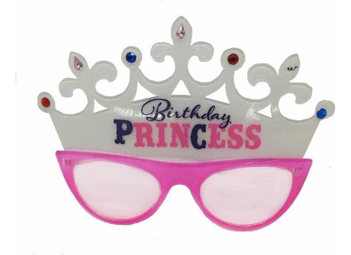 Óculos Birthday Princess Para Festa E Fantasia
