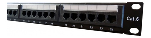 Patchera 24 Puertos Cat 6e Para Rack