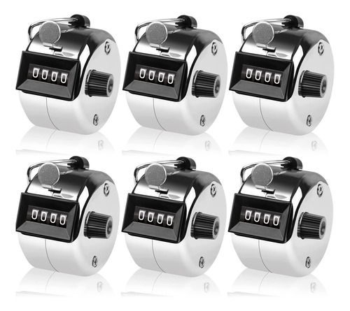 Hzxsdeg 6 Pack Counter Clicker 4-digit Number Count, Handhe.