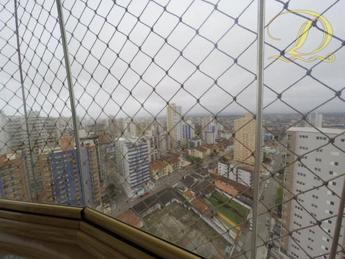 Imagem 27 de 30 de Apartamento Mobiliado De 3 Dormitórios À 50 Metros Da Praia Com Vista Do Mar À Venda Na Aviação!!! - Ap3597