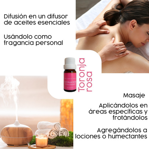 Imagen 3 de 7 de Aceite Esencial Toronja Rosa 10 Ml Aceites Esenciales