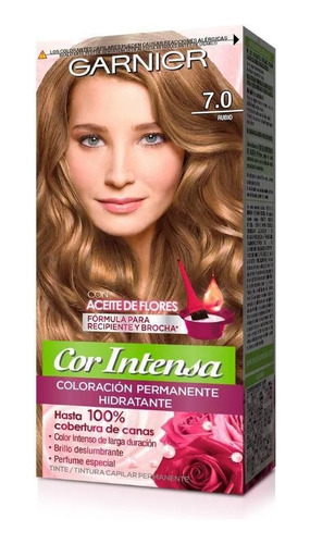 Tinte Para Cabello Garnier Cor Intensa 7.0 Rubio