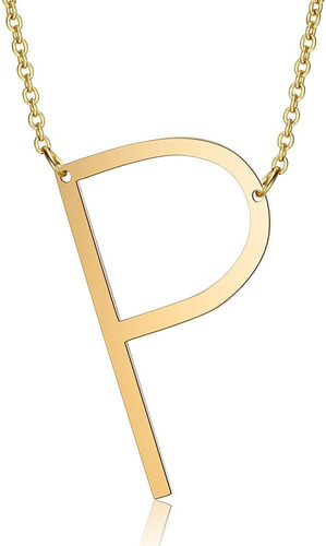 Modagirl Collar Minimalista Personalizado Con Inicial Latera