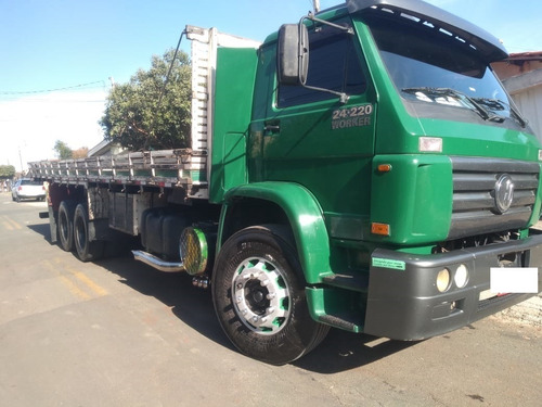 Imagem 1 de 9 de Vw Work 24-220 6x2 2006/07 Tuck Carroceria / Motor Novo !!!