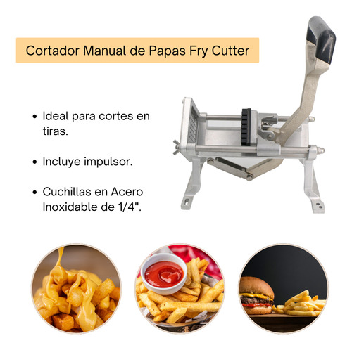 Cortador De Papas Manual Fry Cutter Tk004fc Teknikitchen
