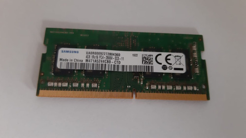 Memoria Sodimm 4gb Ddr4 2666mhz 1.2v Notebook Samsung