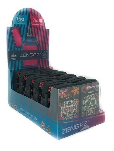Encendedor Zengaz Catalitico Calavera. Horus.