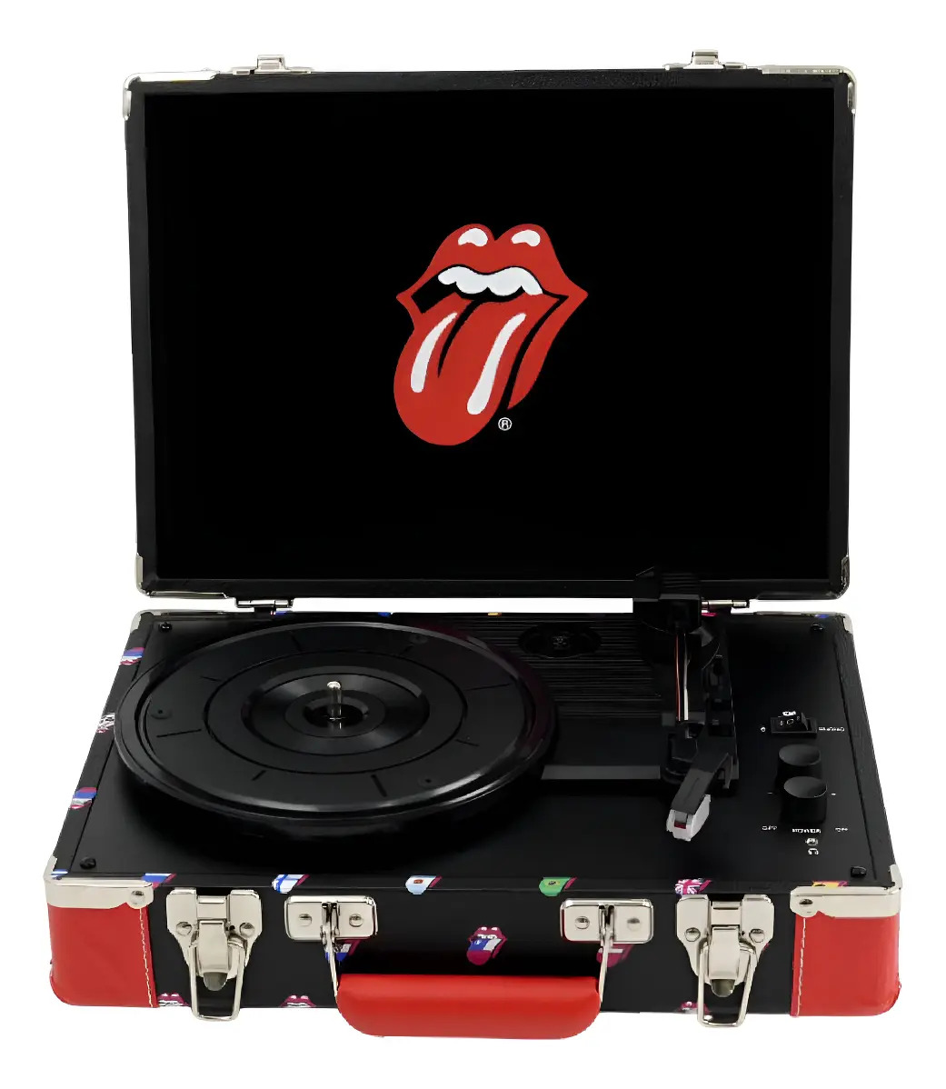 Tocadisco The Rolling Stones Deluxe Red Color Rojo