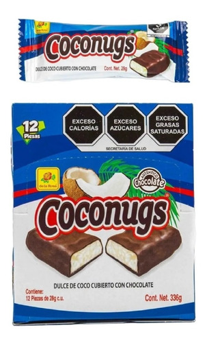 Caja Chocolates Coconugs Con 24 Cajas De 12 Piezas Cada Uno