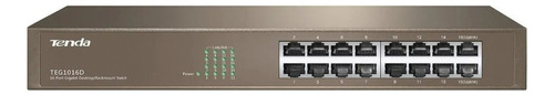 Switch 16 Portas Gigabit TEG1016D Ethernet 10/100/1000 Mbps